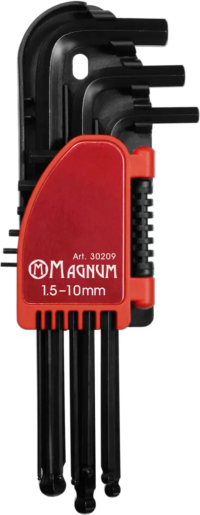 Magnum Kuusiokoloavainsarja 1,5-10mm pallopää - Kuusiokoloavaimet - 0001096 - 1
