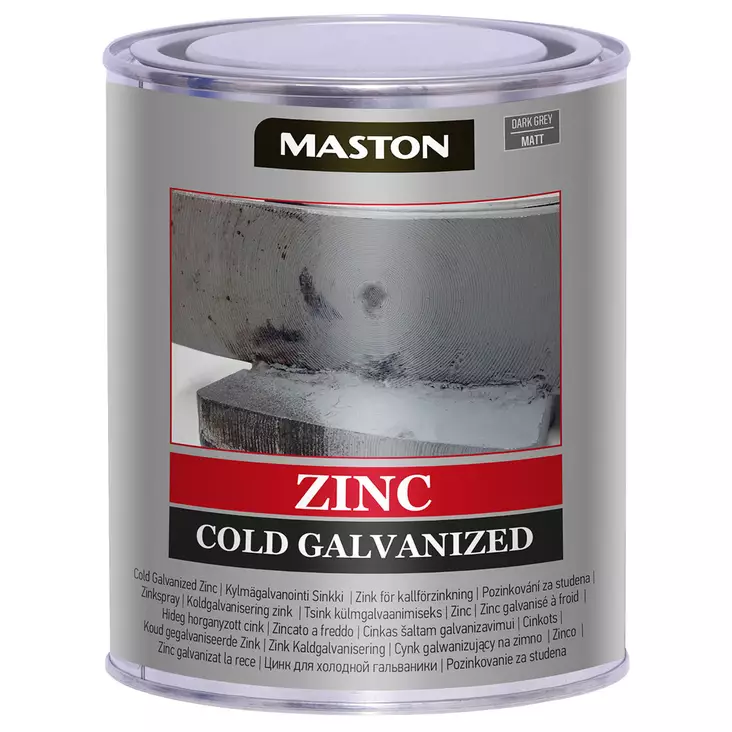 Maston sinkki Kylmägalvanointi 1l, siveltävä - Metalli- ja ruosteenestomaalit - 0000206 - 1