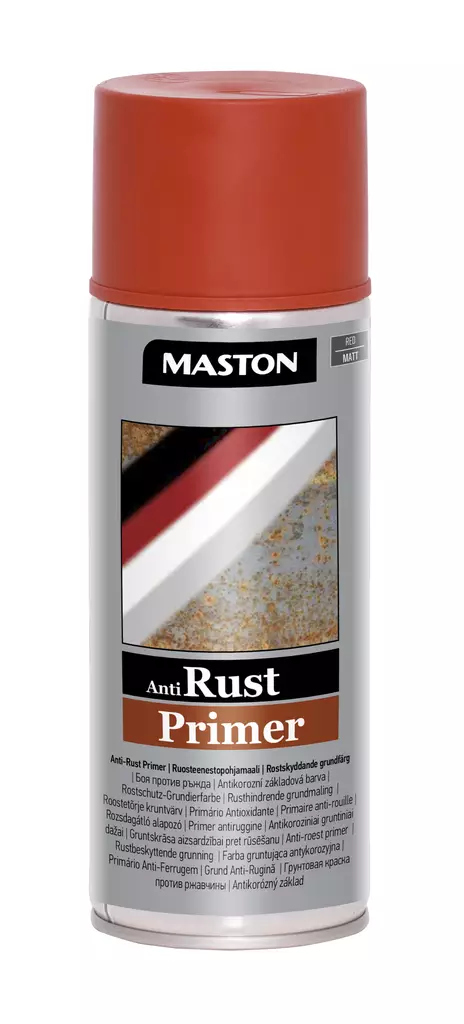 Maston spraymaali Anti Rust-primer punaruskea 400ml - Pohjamaalit spray - 0000176 - 1
