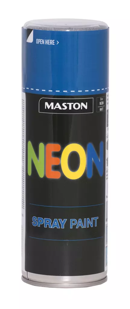 Maston spraymaali NEON sininen 400ml - Spraymaalit - 0000166 - 1