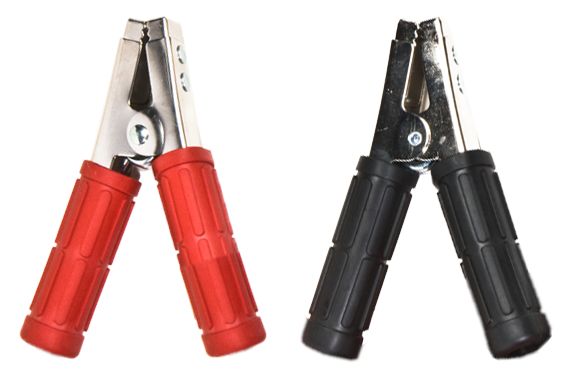 M+ latauspuristin 500A 155mm, 1pr - Johdot ja asennustarvikkeet - 0008316 - 1