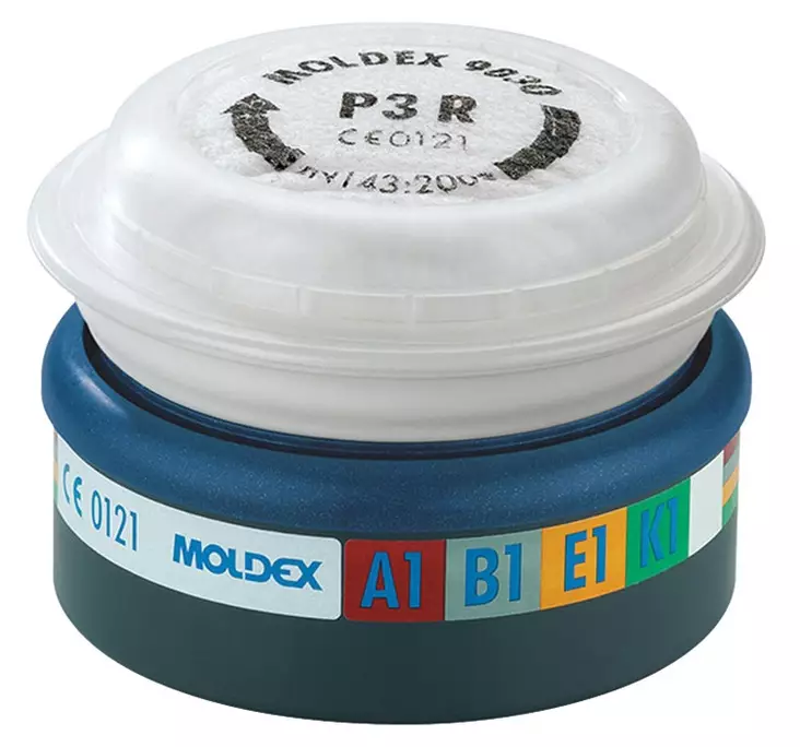 Moldex yhdistelmäsuodatinpari A1B1E1K1+P3 - Hengityssuojaimet - 0002676 - 1