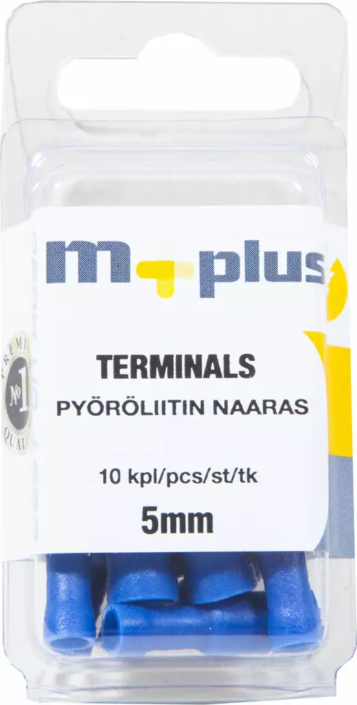 M+ pyöröhylsy sininen 10kpl - Johdot ja asennustarvikkeet - 0008276 - 1