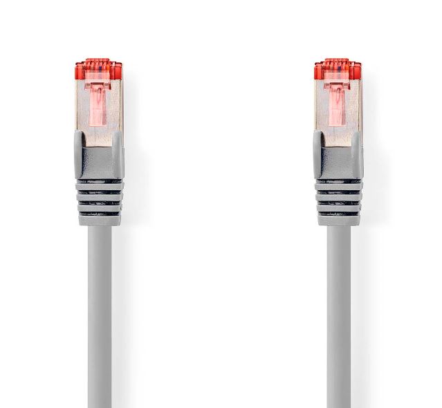 Nedis Cat 6 kaapeli RJ45 uros-RJ45 uros 30.0m harmaa - Tietokonetarvikkeet - 0007086 - 1