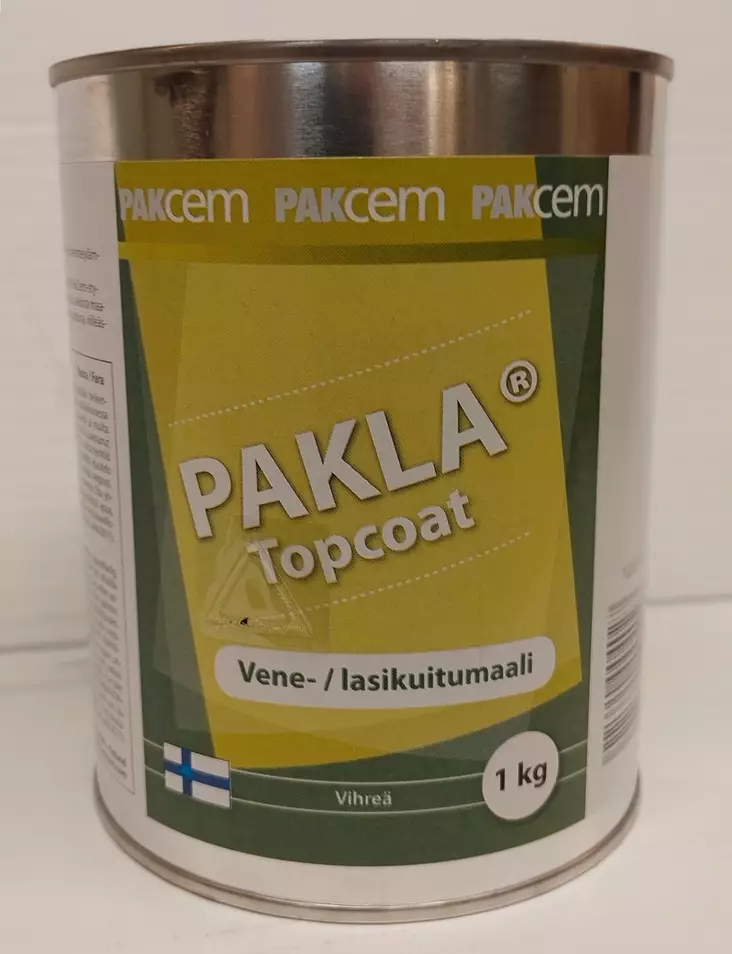 Pakla Topcoat venemaali 1kg vihreä - Erikoismaalit - 0012306 - 1