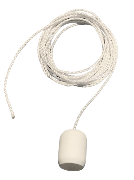 Parvekelasin Vetonaru + narukello (Valkoinen) - Ikkunahelat - 0017566 - 1