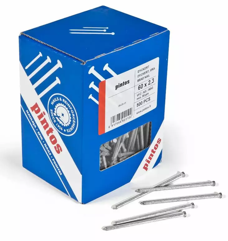 Pintos Dyckertnaula KS 60x2,3 500kpl - Dyckert-naulat - 0011326 - 1
