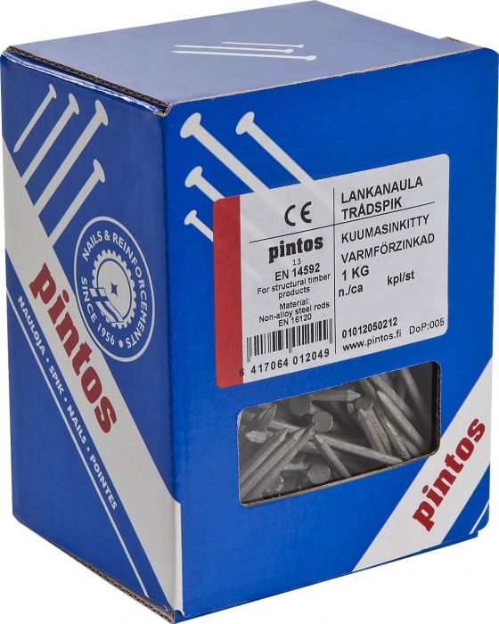 Pintos Lankanaula KS 50x2,0 500kpl - Lankanaulat - 0011316 - 1