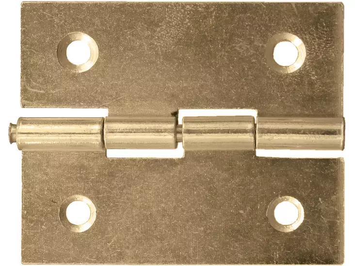 Pisla kaapinsarana 25x19mm 2kpl messinki - Oven saranat - 0002086 - 1