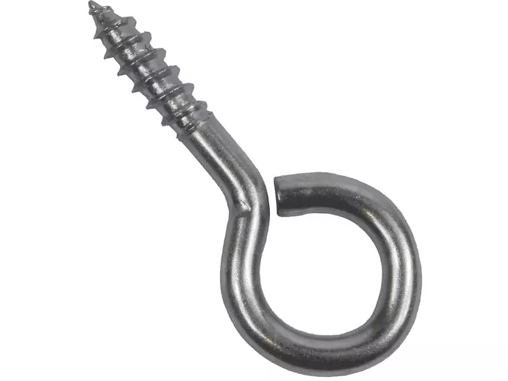 Pisla silmuruuvi 23x8mm 5kpl sinkitty - Katto- ja kulmakoukut - 0002206 - 1