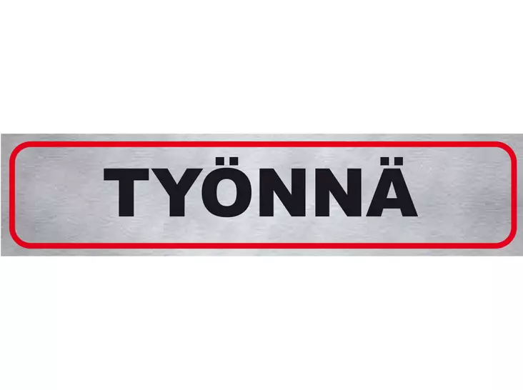 Pisla tarra "Työnnä" - Muut kyltit - 0002516 - 1