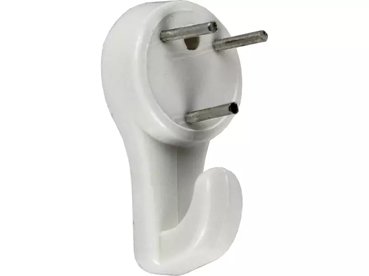 Pisla taulukoukku KESKI 5kpl valkoinen - Katto- ja kulmakoukut - 0002216 - 1