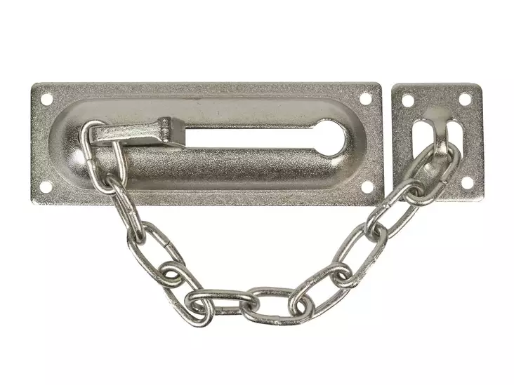 Pisla varmuusketju teräs/nikkeli ulko-oveen - Ulko-ovenkahvat - 0001886 - 1