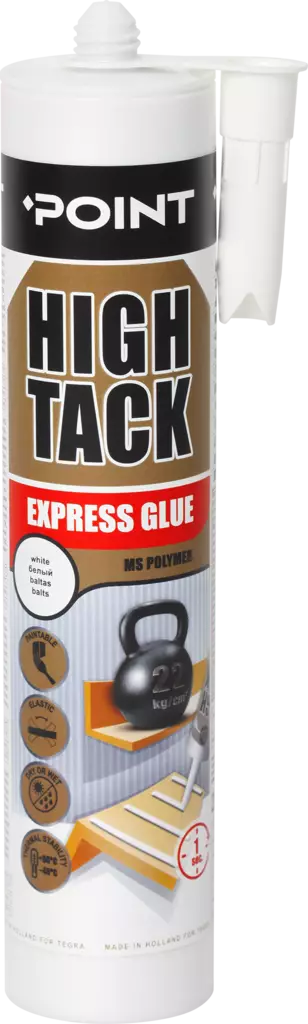 Point High Tack asennusliima musta 290ml - Liimamassat ja tiivistysmassat - 0018456 - 1