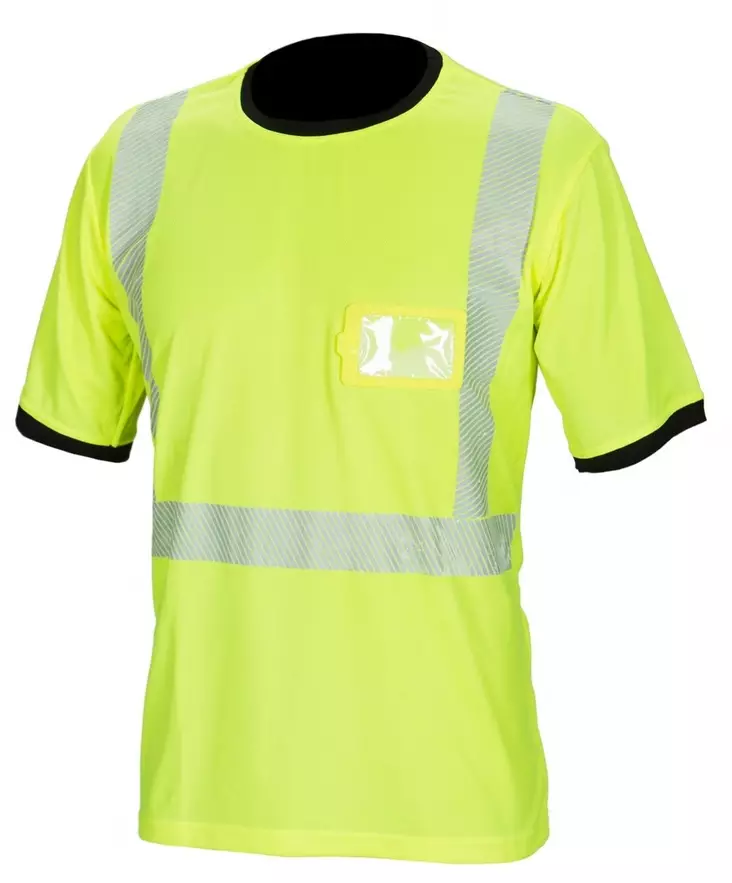 Priha Huomiovärinen T-paita tekninen keltainen Lk.2 S - Työtakit ja paidat - 0016006 - 1