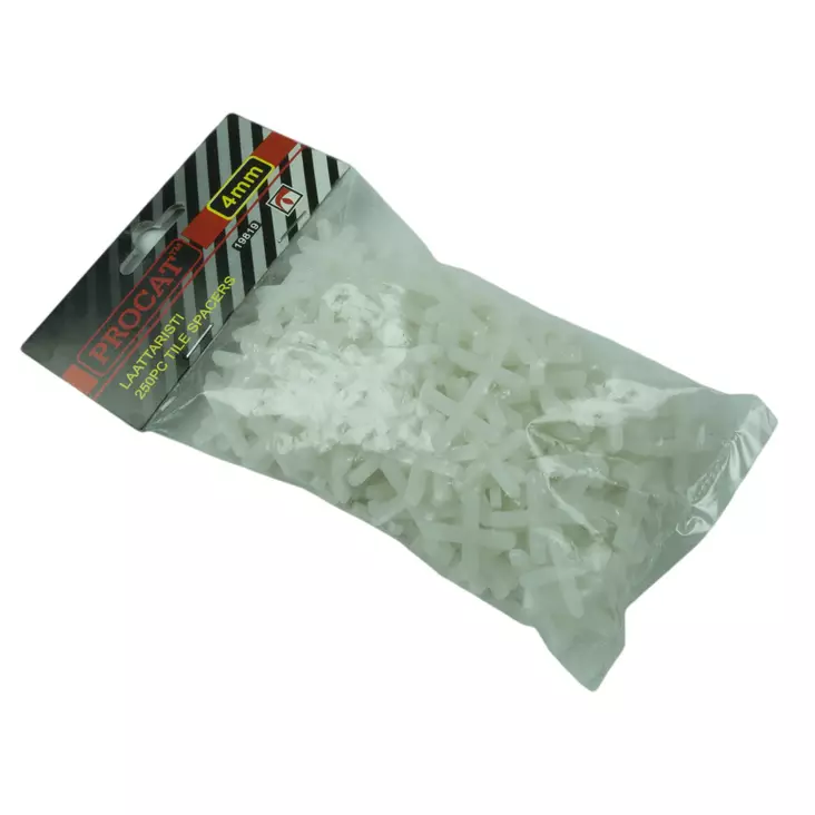 Procat Laattaristi 4mm 250kpl - Muuraus- ja laatoitustyökalut - 0003046 - 1