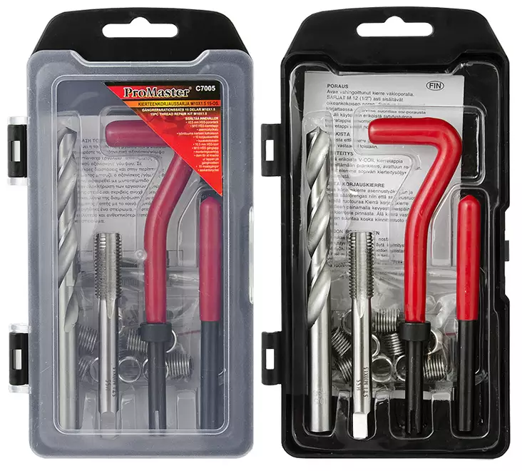 Promaster kierteenkorjaussarja M10x1.5mm 15-os. - Kierretyökalusarjat - 0006216 - 1