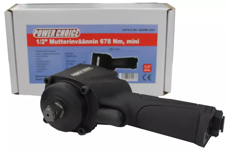 Pulttipyssy 1/2" 678Nm, mini - Mutterinvääntimet - 0018076 - 1