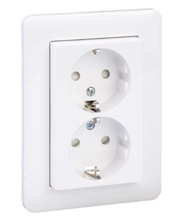 Schneider Exxact uppopistorasia 2-os valk - Uppo-asennus rasiat ja kytkimet - 0009946 - 1