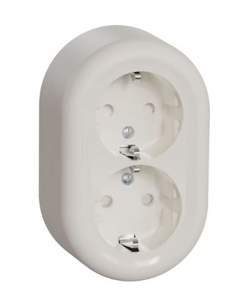 Schneider Renova pintapistorasia 2-os valk - Pinta-asennus rasiat ja kytkimet - 0009966 - 1