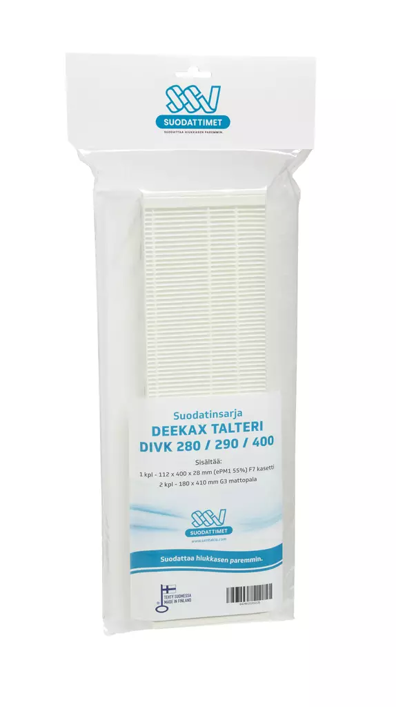 SSV Deekax Talteri Divk 280/290/400 Ilmanvaihtokoneen suodatin - Ilmanvaihtokoneen suodattimet - 0002706 - 1