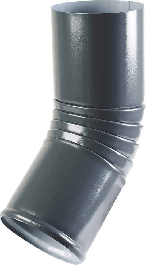 Syöksyputken alamutka 100mm pyöreä RR33 musta - Rännit, räystäskourut - 0015986 - 1