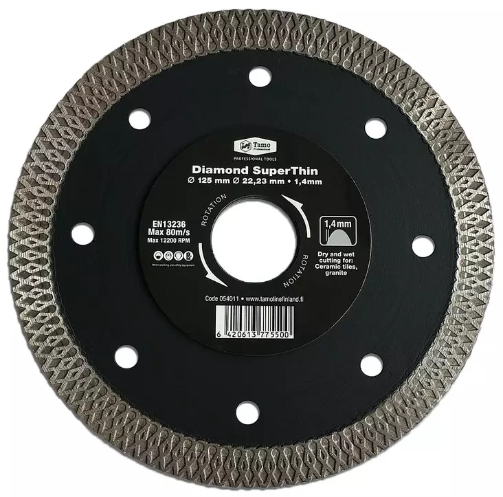 Tamo timanttikatkaisulaikka 125mm ohut - Timanttilaikat - 0002946 - 1