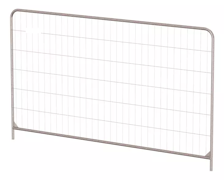 Teräsverkkoaita 2,0 x 3,5m Round Top - Työmaa-aidat - 0015176 - 1