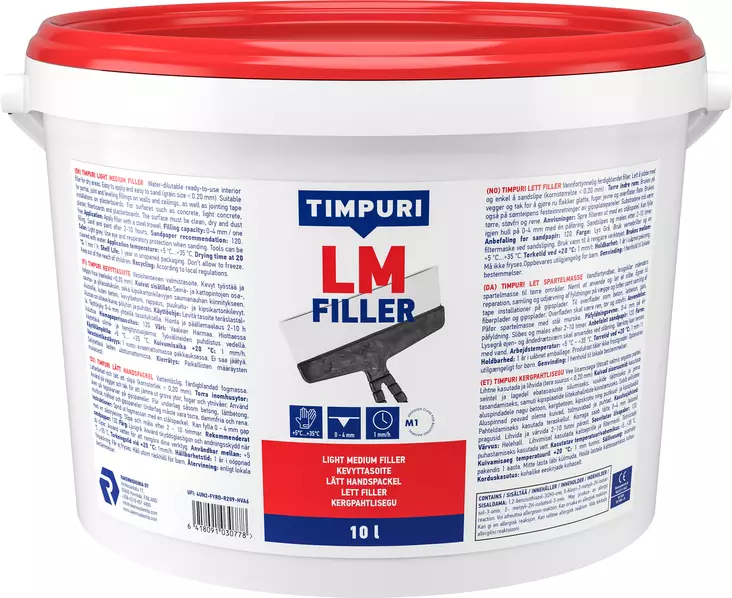 Timpuri Valmistasoite Filler LM 10L - Laastit ja tasoitteet - 0008806 - 1