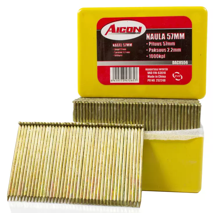 Ulkovuorausnaula 2,2mm x 57mm /1000 kpl - Ulkovuorausnaulat - 0010526 - 1