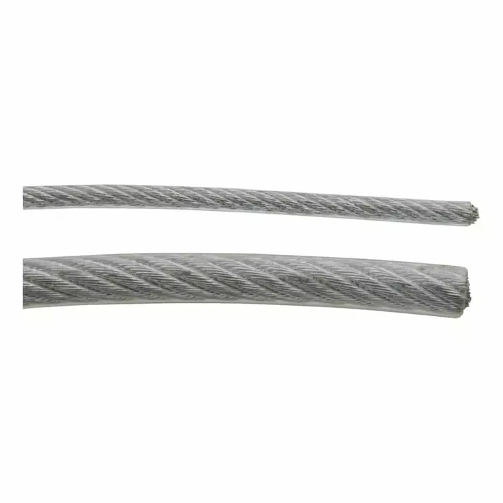 Vaijeri kirkas PVC 2/3mm x 100m - Vaijerit ja vaijeritarvikkeet - 0010806 - 1