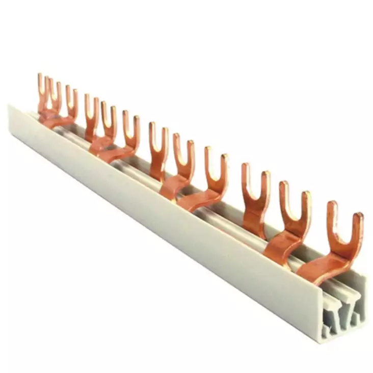 Virtakisko 3-vaihe 12-mod. 10mm² haarukka - Liittimet ja tarvikkeet - 0019636 - 1