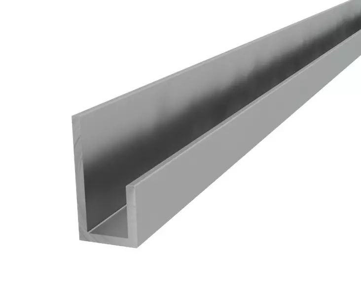WARMA J-Lista alumiini, pituus 2m - Alumiiniputket ja listat - 0022096 - 1