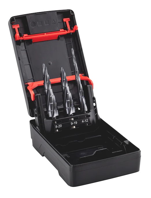 Wurth Porrasporanteräsarja Spiraali HSS Smart Step Deepcut 3-os. - Metalliporanterät - 0014876 - 1