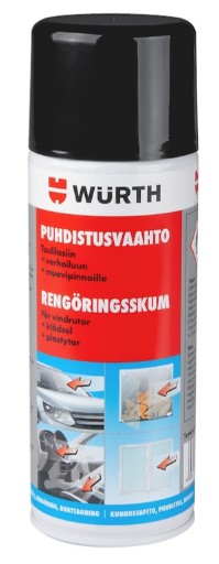 Wurth puhdistusvaahto 400ml - Puhdistussprayt - 0010616 - 1