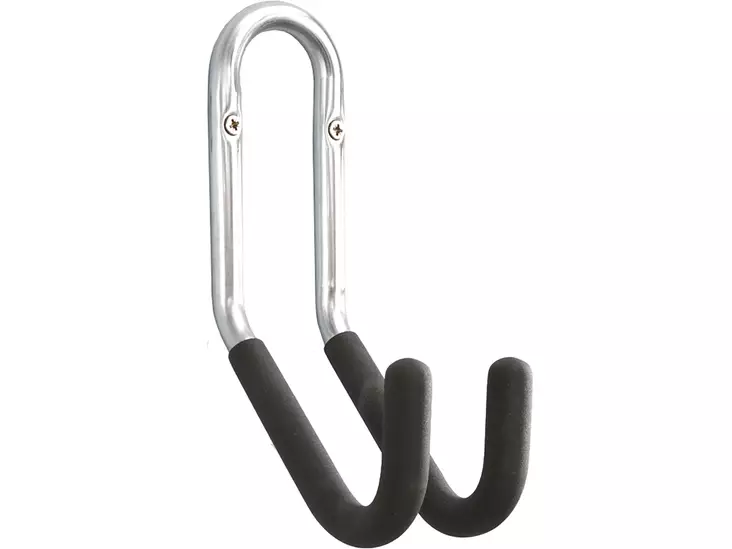 XXL tuplapolkupyöräkoukku Ø 20/350mm pinnoitettu - Varastokoukut - 0002336 - 1