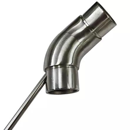 Kulmajatko säädettävä nousukulma 0-45 ast harjattu RST 42,4mm - Tukitangot ja kahvat - 0021477 - 2