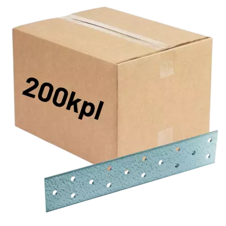 Naulauslevy 40x120x2,0mm 200kpl (LTK) - Naulauslevyt - 0022377 - 1