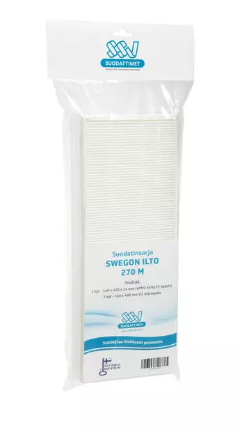 SSV Swegon Ilto 270 M Ilmanvaihtokoneen suodatin - Ilmanvaihtokoneen suodattimet - 0002717 - 1