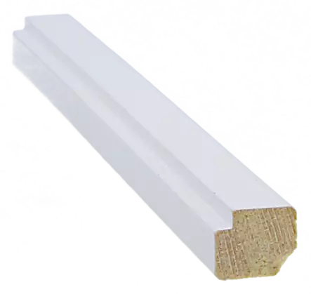 Varjolista 15x18x3300mm valkoinen - Kattolistat - 0000717 - 1