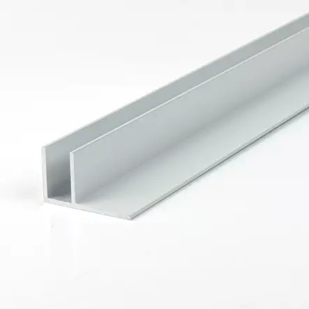 WARMA F-lista alumiini, pituus 2m - Alumiiniputket ja listat - 0022097 - 1