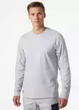 Helly Hansen WW Classic Pitkähihainen paita Vaaleanharmaa S - Työtakit ja paidat - 0015657 - 4