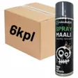 HS Hammer Spraymaali tummanharmaa RR23 puolikiiltävä 500ml LAATIKKO (6kpl) - Spraymaalit - 0019757 - 1
