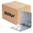 Kulmalevy 60x60x40x2,0mm 150kpl (LTK) - Kulmalevyt - 0022367 - 1