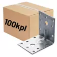 Kulmalevy 70x70x55x2,5mm vahvistettu 100kpl (LTK) - Kulmalevyt - 0019777 - 1