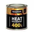 Maston maali Kuumakesto 400C musta 250ml - Metalli- ja ruosteenestomaalit - 0000207 - 1