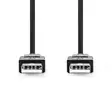 Nedis USB kaapeli 2.0 USB-A Uros-USB-A Uros 2.00m - Tietokonetarvikkeet - 0007057 - 1