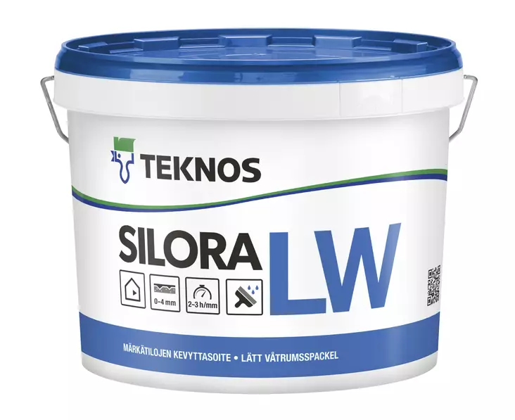Teknos Märkätilatasoite Silora LW 10L - Laastit  ja tasoitteet - 0019987 - 1