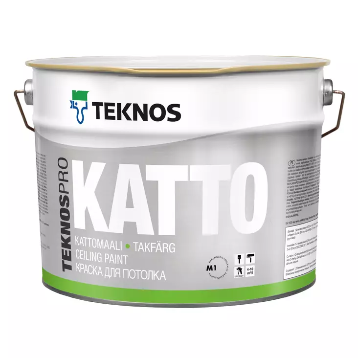 Teknos Teknospro Katto Sisäkattomaali Täyshimmeä 9L - Sisämaalit - 0019997 - 2