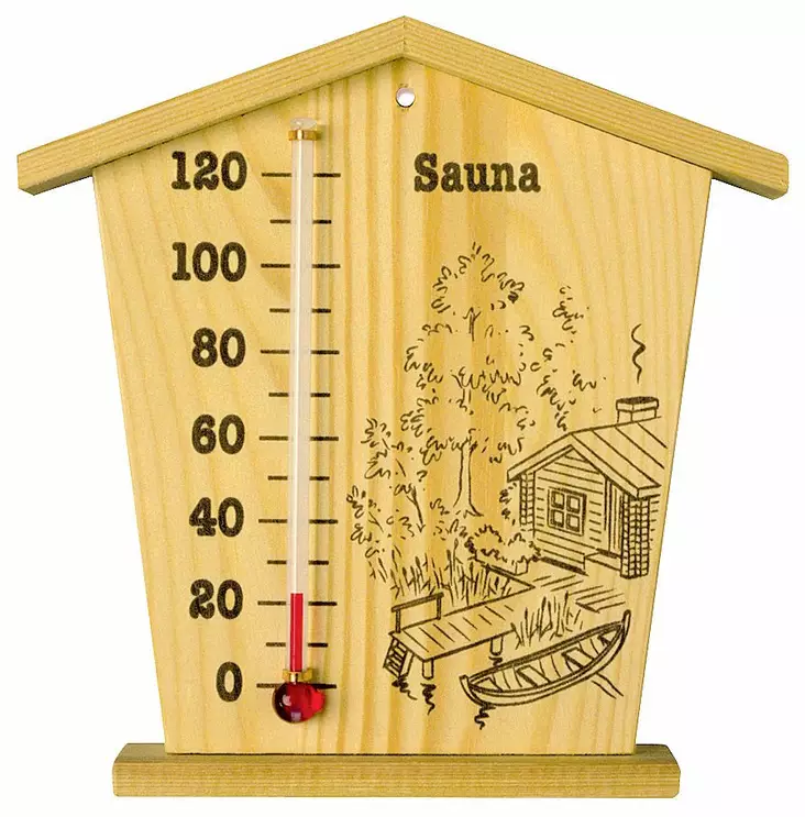 Saunan lämpömittari, mökki - Sääasemat ja lämpömittarit - 0021957 - 1